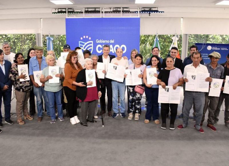 Zdero: “Las tierras vuelven a manos de los que realmente trabajan”