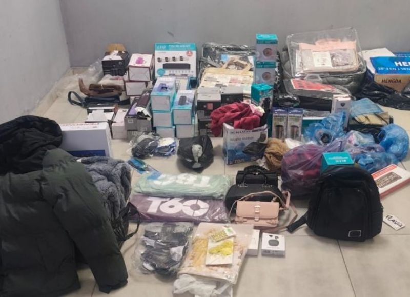 Incautan importante cantidad de productos transportados sin documentación correspondiente