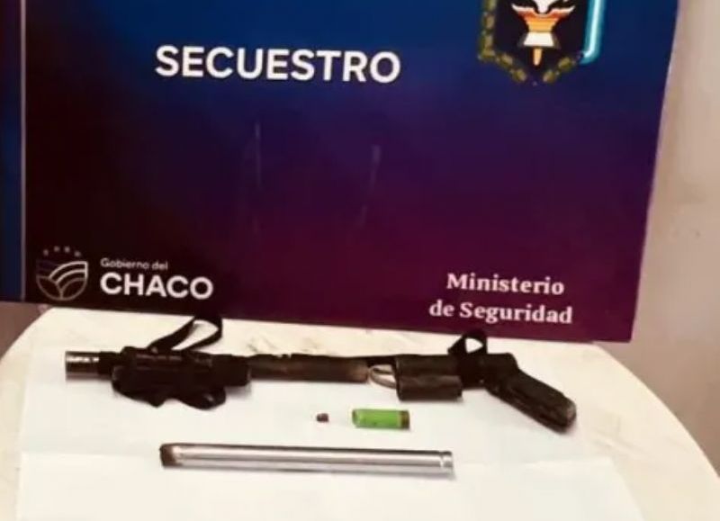 Secuestraron un arma casera tras un allanamiento en Resistencia
