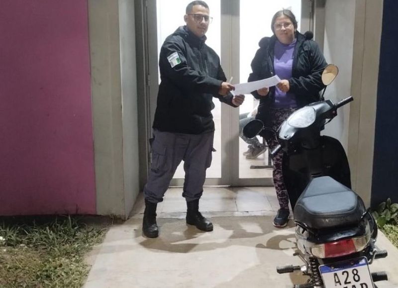 Resistencia: hallaron una moto estacionada y descubrieron que era buscada por robo