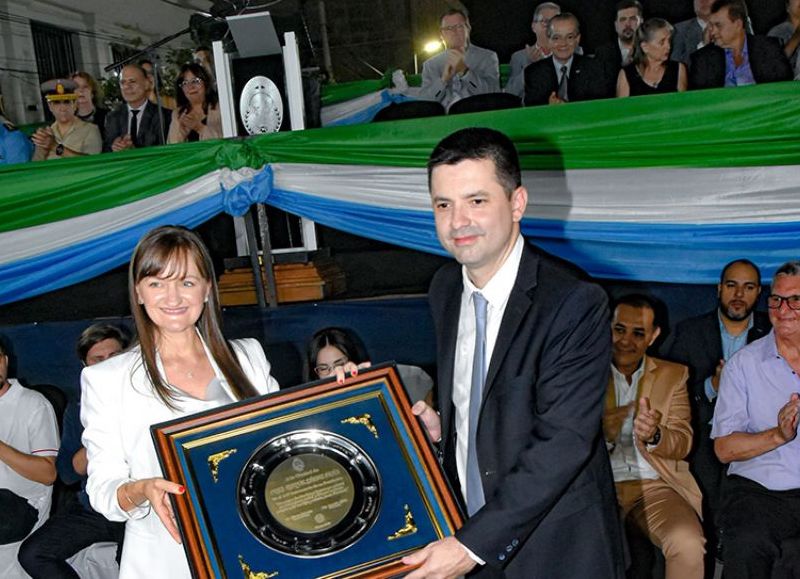 Sáenz Peña celebró sus 113 años con un acto y un festival para los vecinos