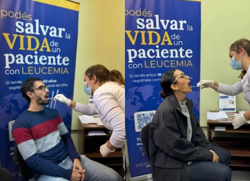 La provincia incorpora el hisopado bucal para sumar donantes de médula ósea