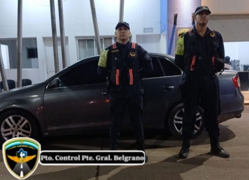 Verificaron un rodado en el Puente “General Belgrano” y descubrieron que era buscado por la Justicia