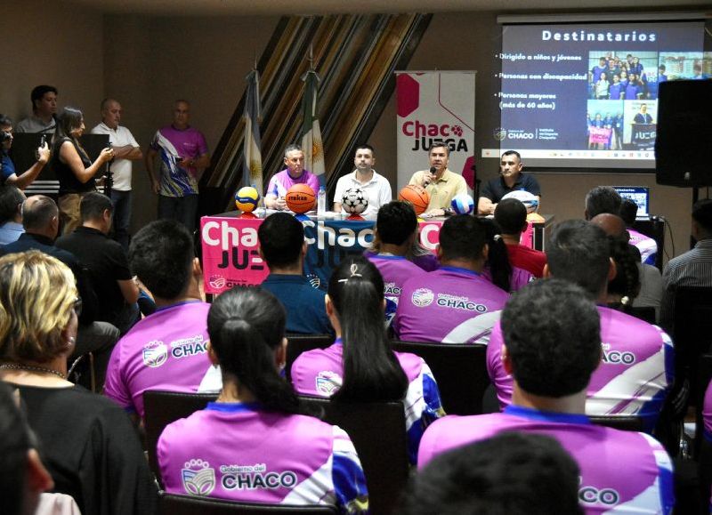 El gobernador Zdero lanzó la tercera edición de Chaco Juega desde Sáenz Peña