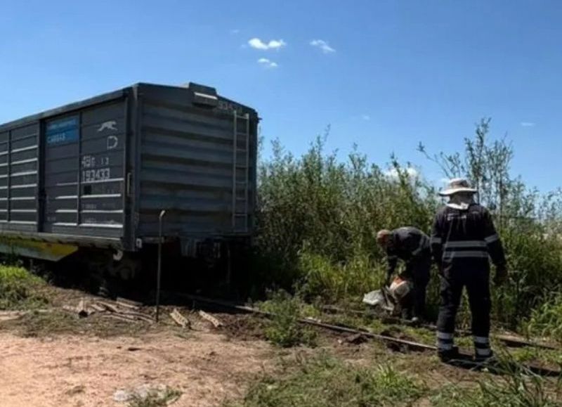 Descarriló una formación del Belgrano Cargas en Sáenz Peña