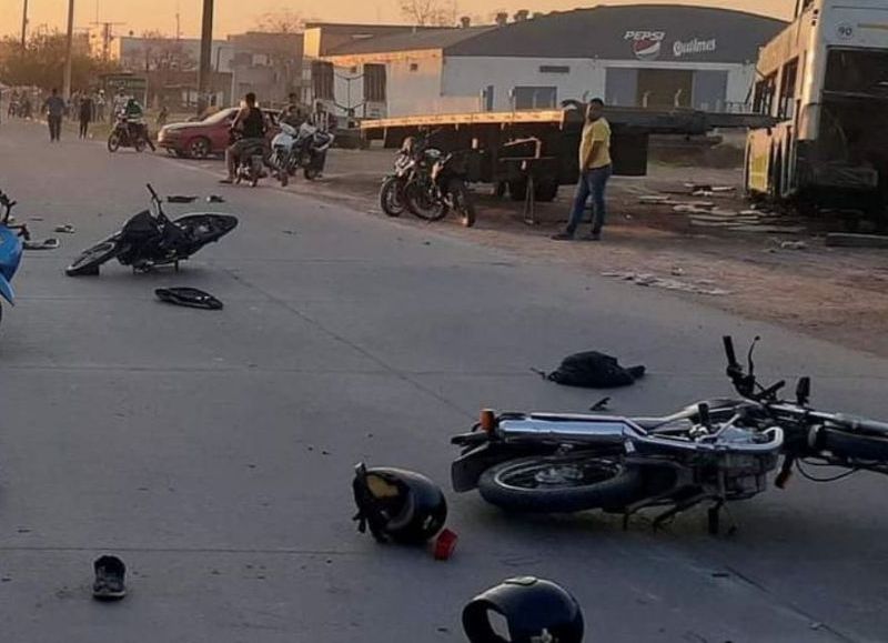 S enz Pe a fatal accidente entre un cami n y dos motocicletas