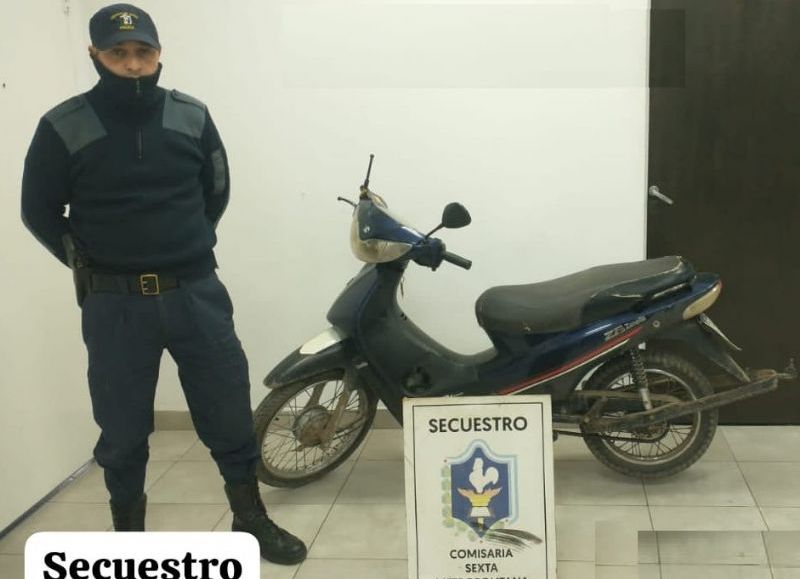 Recuperan moto que fue sustra da en Resistencia gracias a la