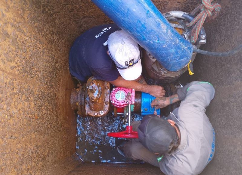 Sameep finalizó los trabajos en el primer acueducto y se restablece el servicio progresivamente