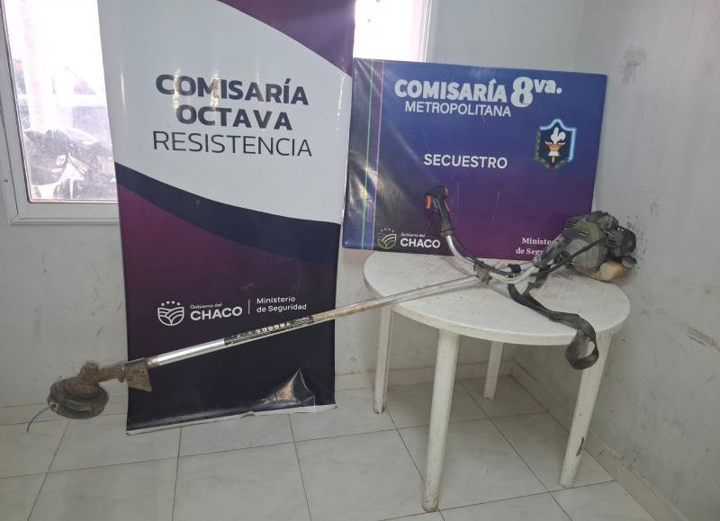 Demoran a un hombre por robarse una desmalezadora en Resistencia