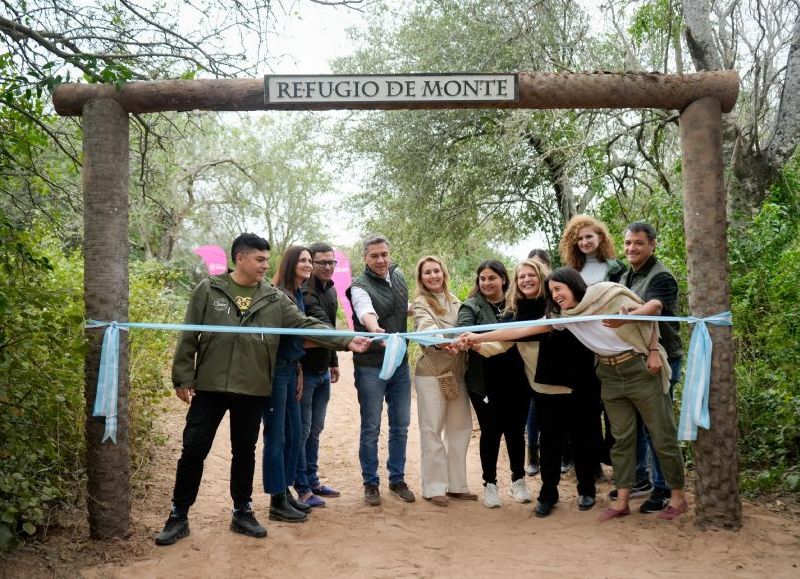 El Gobierno provincial inauguró el Refugio de Monte en La Armonía