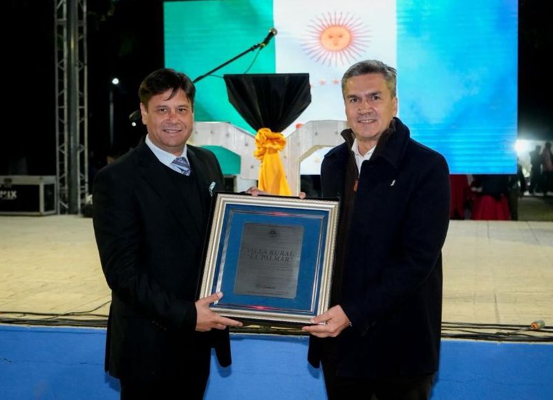 El Gobierno provincial acompañó el festejo del 60° aniversario de la Villa Rural El Palmar