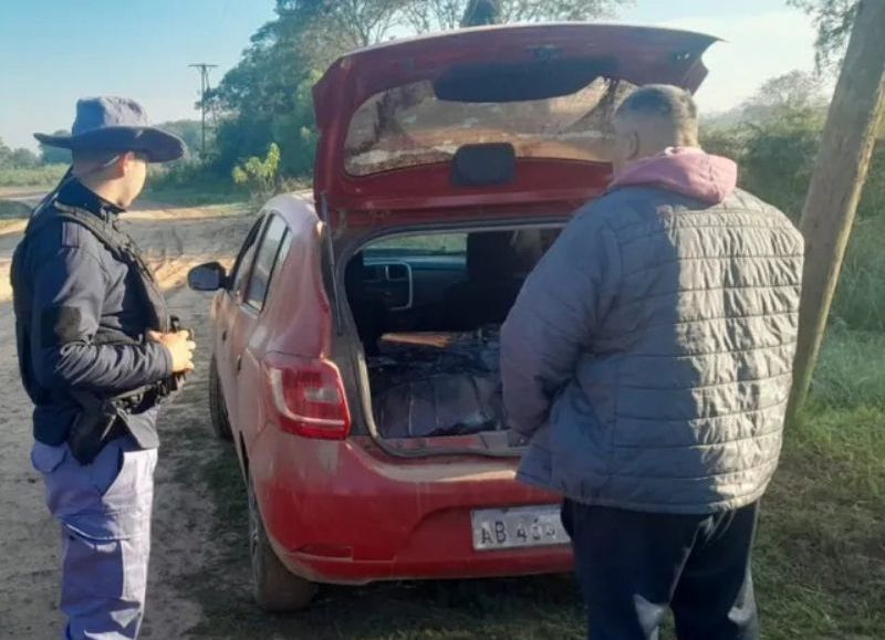 Detuvieron a un hombre con 200 kilos de carne y armas sin documentación en Puerto Vilelas