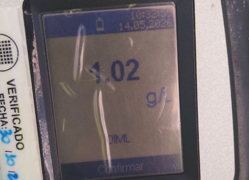 Conductor alcoholizado huyó de un control vial y fue interceptado sobre Ruta 16