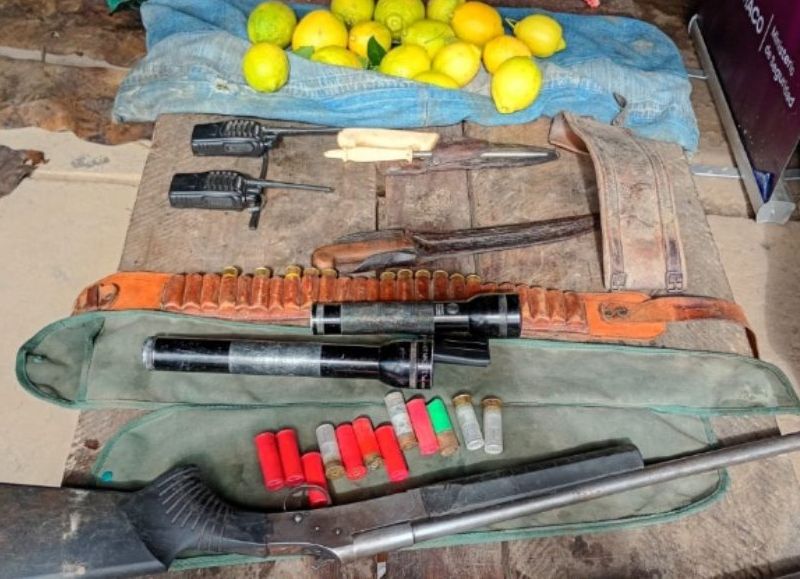 Detectaron caza ilegal en General San Martín: secuestraron armas y animales silvestres faenados