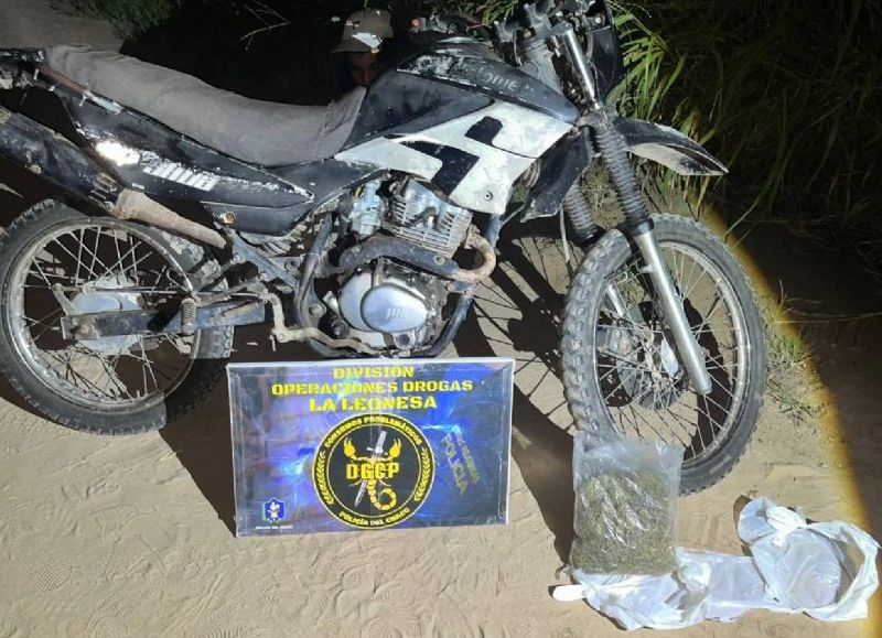 Lo detuvieron con un kilo de marihuana cerca del polideportivo de Las Palmas