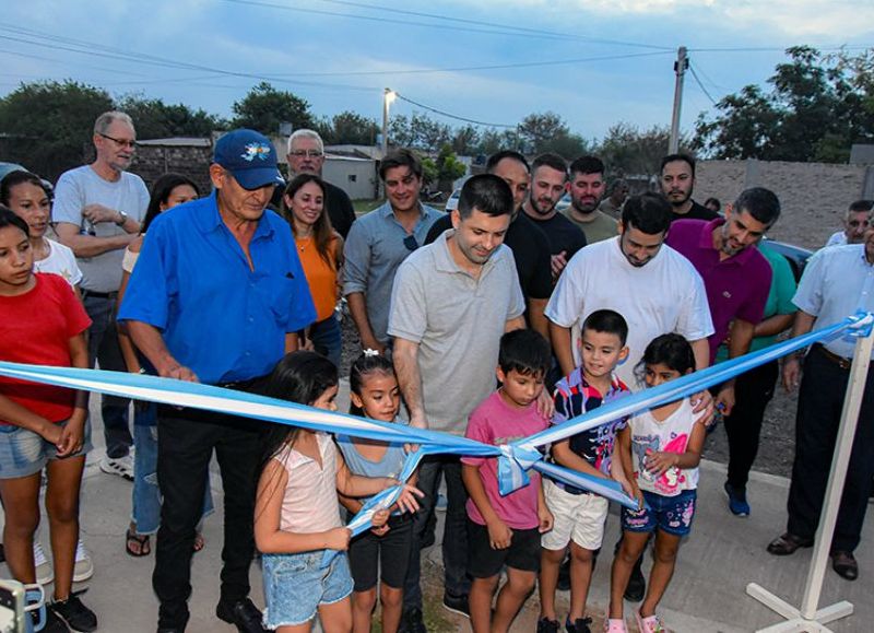 Inauguraron una plaza en el barrio Santa Mónica de Sáenz Peña