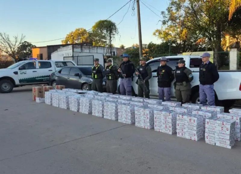 Secuestraron más de 20.000 atados de cigarrillos de contrabando en General San Martín