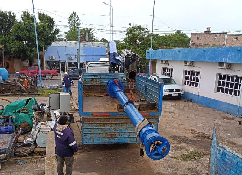 Sameep puso en funcionamiento una nueva bomba para optimizar el servicio en San Martín