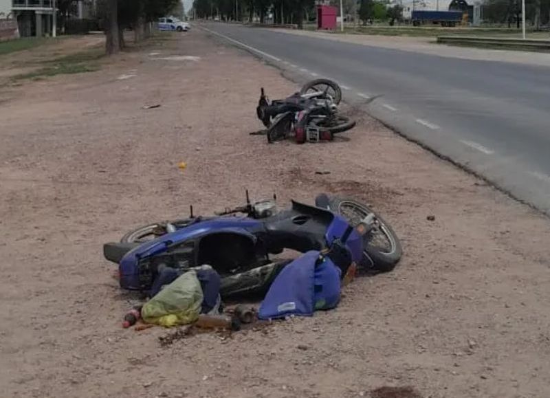 Un hombre en grave estado tras un choque de motos en Charata