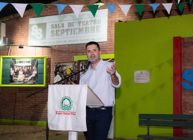 La Sala de Teatro Septiembre fue reconocido por la Municipalidad de Sáenz Peña