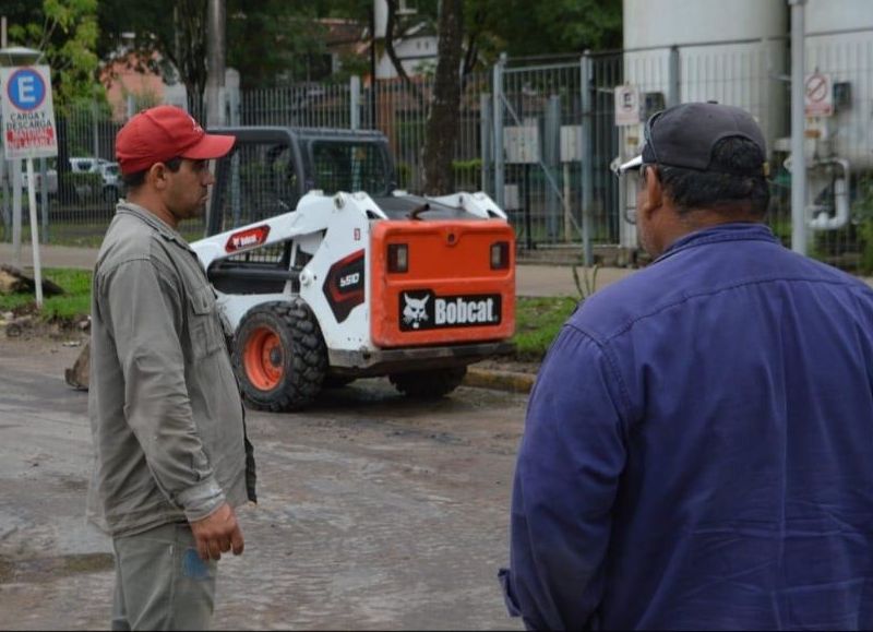Sameep cambia cañería de agua potable, beneficiando a distintas áreas del hospital Perrando