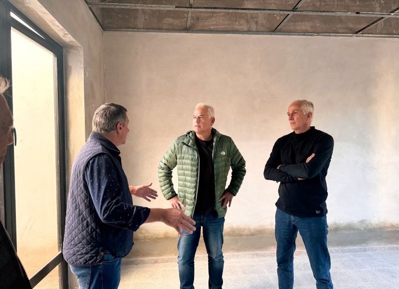El Gobierno provincial constató el avance de obras del nuevo edificio del Registro Civil de Charata