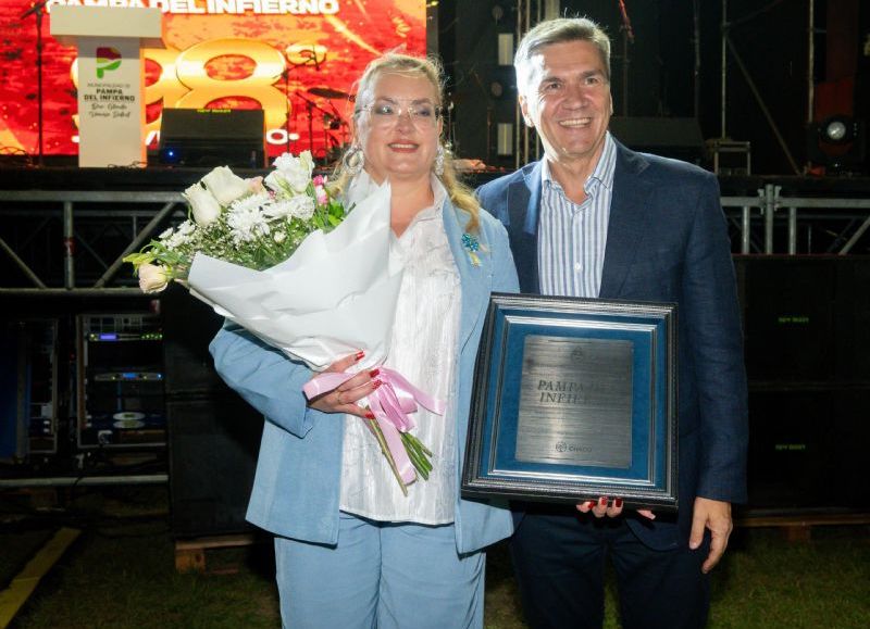 El Gobierno provincial acompañó el aniversario de Pampa del Infierno