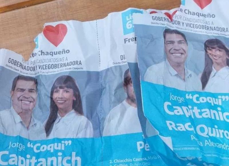 El Frente Chaqueño denunció robo de boletas ante la Justicia Electoral