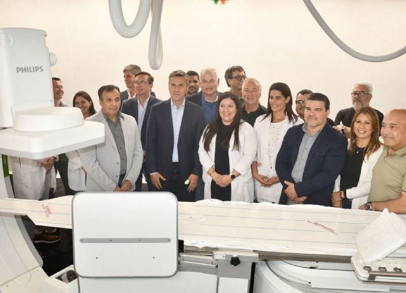 El Gobierno provincial inauguró la obra civil de la Sala de Hemodinamia del Hospital Perrando