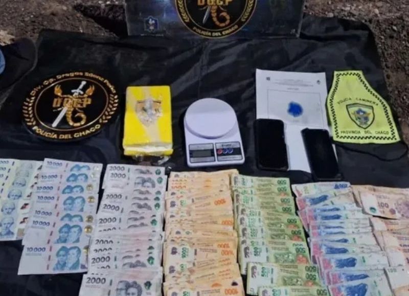 Detuvieron a dos hombres con casi un kilo de cocaína en Sáenz Peña